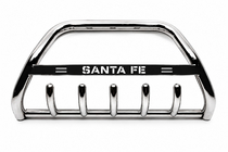 Hyundai Santa Fe 1 2000–2006 Přední ochranný rám (bullbar) WT004 (nerez) fotografie 2