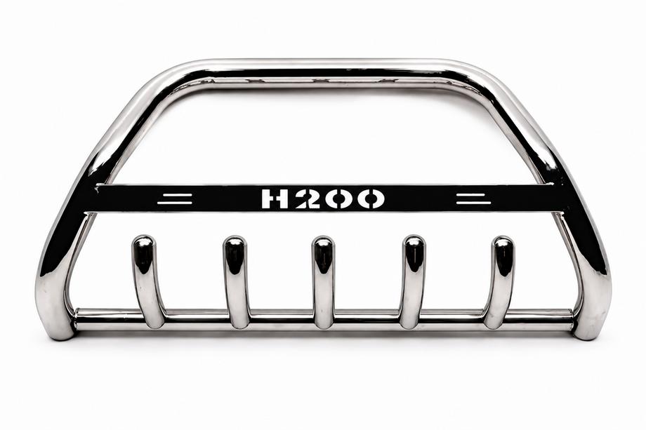 Hyundai H200, H1, Starex 1998–2007 Přední ochranný rám (bullbar) WT004 (nerez) Fotografie 1