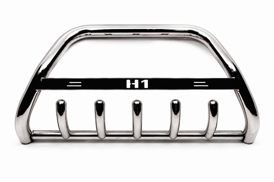 Hyundai H200, H1, Starex 1998–2007 Přední ochranný rám (bullbar) WT004 (nerez) Fotografie 2