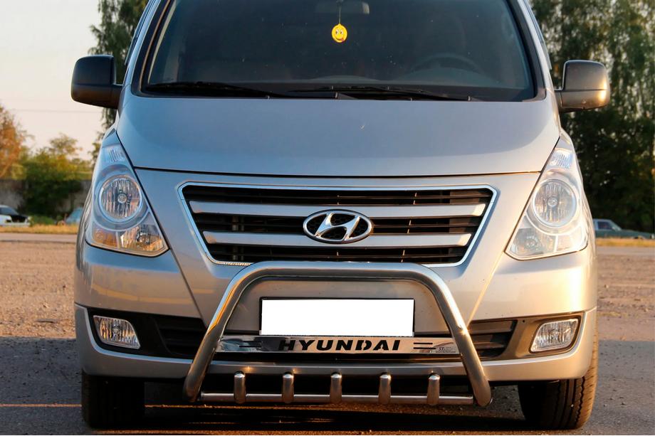 Hyundai H300, H1, Starex 2008–2020 Přední ochranný rám (bullbar) WT004 (nerez) Image