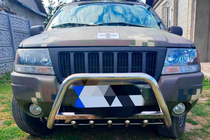 Jeep Grand Cherokee WJ 1999–2004 Přední ochranný rám (bullbar) WT004 (nerez) fotografie 2