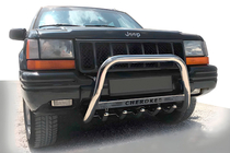 Jeep Grand Cherokee WJ 1999–2004 Přední ochranný rám (bullbar) WT004 (nerez) fotografie 1