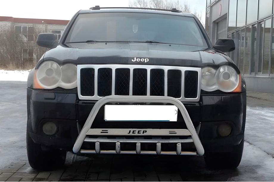 Jeep Grand Cherokee WK 2004–2010 Přední ochranný rám (bullbar) WT004 (nerez) Image