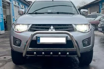 Mitsubishi L200 2006–2015 Přední ochranný rám (bullbar) WT004 (nerez) fotografie 2