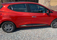 Renault Clio IV 2012–2019 Rovné dveřní lišty (4 ks, nerez) Černý chrom fotografie 1
