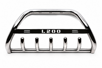 Mitsubishi L200 2015–2024 Přední ochranný rám (bullbar) WT004 (nerez) fotografie 1
