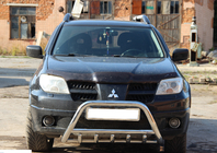 Mitsubishi Outlander 2001–2006 Přední ochranný rám WT003 (nerez) fotografie 1