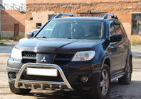 Mitsubishi Outlander 2001–2006 Přední ochranný rám WT003 (nerez) fotografie 3