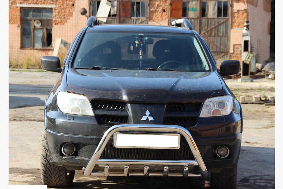 Mitsubishi Outlander 2001–2006 Přední ochranný rám WT003 (nerez) Image