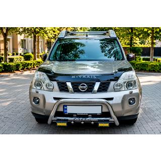 Přední ochranný rám (bullbar) WT004 (nerez) Nissan X-trail T31 2007–2014 fotografie 1