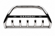 Nissan Qashqai 2014–2021 Přední ochranný rám (bullbar) WT004 (nerez) fotografie 1