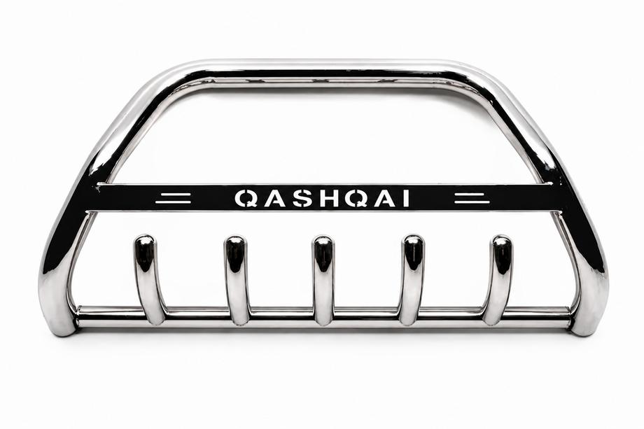 Nissan Qashqai 2014–2021 Přední ochranný rám (bullbar) WT004 (nerez) Image