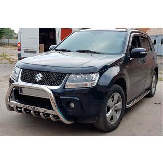 Přední ochranný rám (bullbar) WT004 (nerez) Suzuki Grand Vitara 2005–2017 fotografie 2