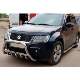 Přední ochranný rám (bullbar) WT004 (nerez) Suzuki Grand Vitara 2005–2017 fotografie 4