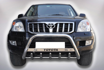 Toyota Land Cruiser Prado 120 2002–2009 Přední ochranný rám (bullbar) WT004 (nerez) fotografie 1