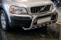 Volvo XC90 2002–2014 Přední ochranný rám (bullbar) WT004 (nerez) fotografie 5