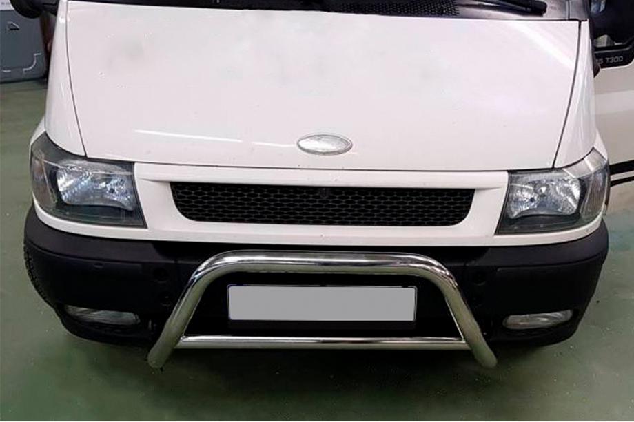 Ford Transit 2000–2014 Přední ochranný rám WT006 (nerez) Image