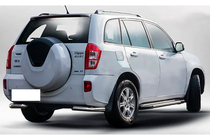 Chery Tiggo 3 2005– Zadní rohy AK003 (2 ks, nerez) fotografie 1