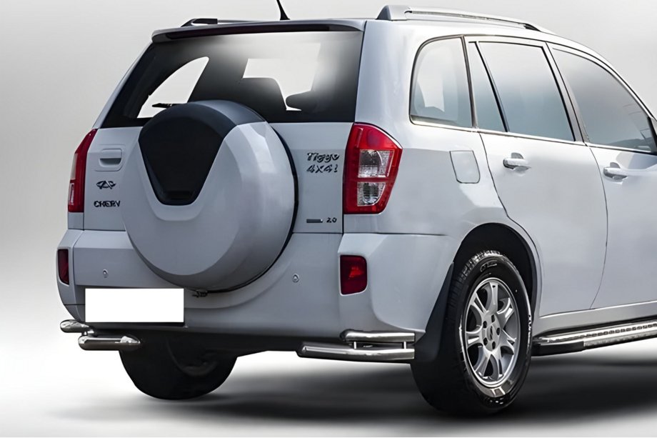 Chery Tiggo 3 2005– Zadní dvojité rohy AK003-double (2 ks, nerez) Image