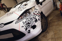 Ford Fiesta 2008–2017 Kryty světlometů (2 ks, plast) fotografie 1