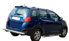 Chery Beat 2009–2015 Zadní ochranné oblouky AK002 (2 ks, nerez) fotografie 2