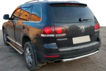 Volkswagen Touareg 2002–2010 Zadní ochranné oblouky AK002 (2 ks, nerez) fotografie 3
