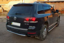 Volkswagen Touareg 2002–2010 Zadní ochranné oblouky AK002 (2 ks, nerez) fotografie 8