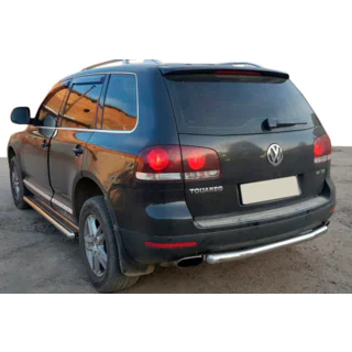 Zadní ochranné oblouky AK002 (2 ks, nerez) Volkswagen Touareg 2002–2010 fotografie 3