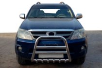 Toyota Fortuner 2006–2015 Přední nerezový ochranný rám F12-11 fotografie 1