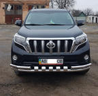 Toyota Land Cruiser Prado 150 2009–2023 Přední ochranný rám F3-31 (nerez) fotografie 7