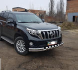 Toyota Land Cruiser Prado 150 2009–2023 Přední ochranný rám F3-31 (nerez) fotografie 8