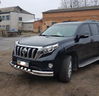 Toyota Land Cruiser Prado 150 2009–2023 Přední ochranný rám F3-31 (nerez) fotografie 9