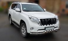 Toyota Land Cruiser Prado 150 2009–2023 Přední ochranný rám F3-31 (nerez) fotografie 6
