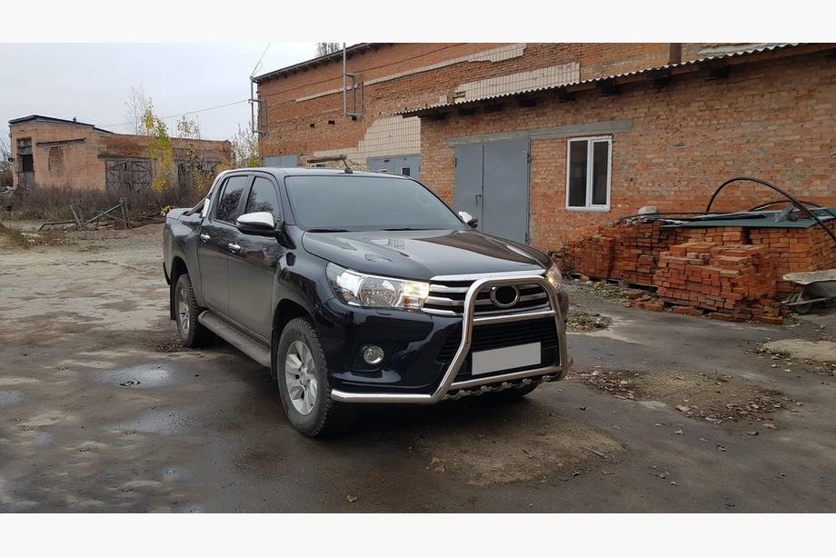 Toyota Hilux 2015– Přední ochranný rám F1-59 (nerez) Fotografie 2