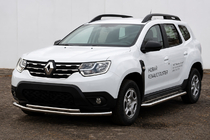 Renault Duster 2018–2024 Přední ochranný rám F3-10 (nerez) fotografie 1