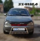Lada Kalina 2004–2011 Přední ochranný rám WT003 (60 mm, nerez) fotografie 2