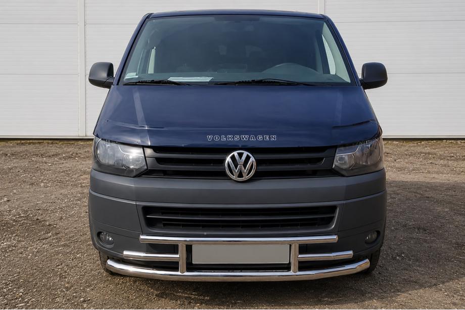 Volkswagen T5 2010–2015 Přední ochranný rám F3-42 (nerez) Image