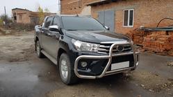 Toyota Hilux 2015– Přední ochranný rám F1-58 (nerez) fotografie 2