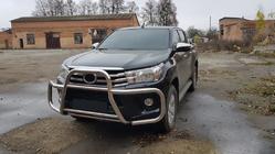 Toyota Hilux 2015– Přední ochranný rám F1-58 (nerez) fotografie 3