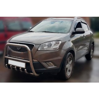 Přední ochranný rám F1-40 (nerez) SsangYong Korando 2010–2019 fotografie 2