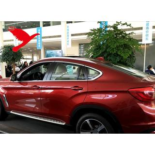 Integrované střešní ližiny chrom OEM (hliník, montáž lepením) BMW X6 F16 2014–2019 fotografie 3
