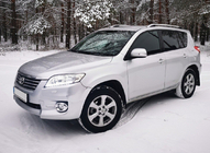 Toyota Rav 4 2006–2013 Střešní ližiny Skyport (šedé) fotografie 1