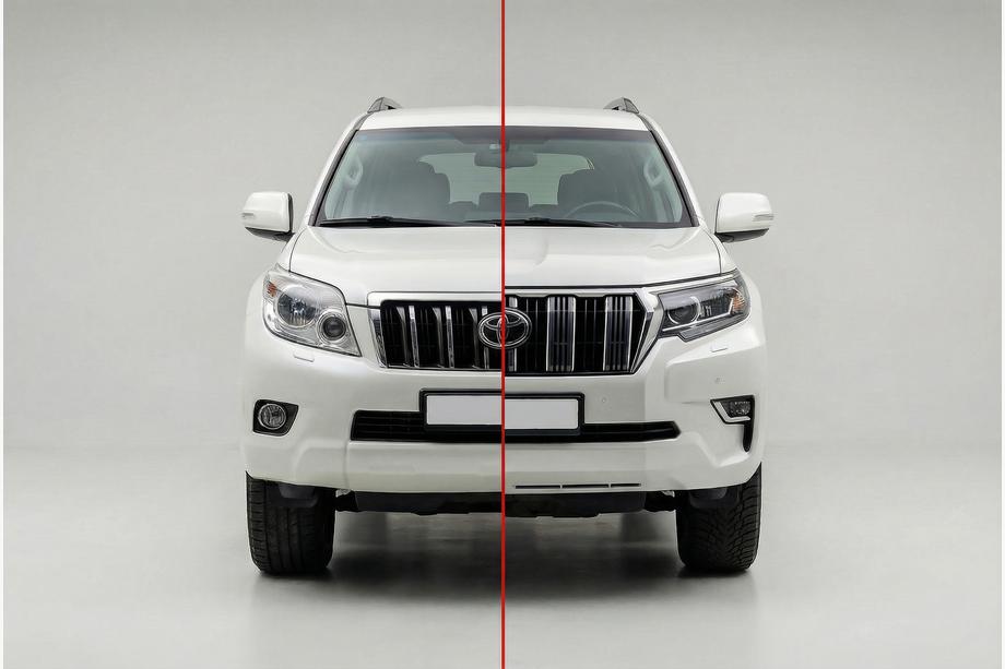 Toyota Land Cruiser Prado 150 2009–2023 Restylingový kit z 2009-2016 na 2017- (s Full LED světlomety) Image