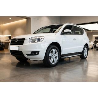Boční nášlapy Allmond Grey (2 ks, hliník) Geely Emgrand X7 2011– fotografie 1