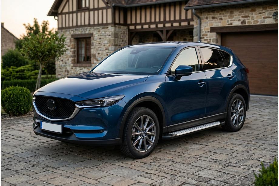 Mazda CX-5 2017–2025 Boční nášlapy Allmond Grey (2 ks, hliník) Image