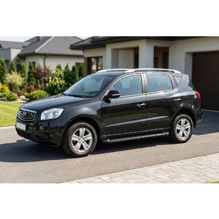 Boční nášlapy Allmond Black (2 ks, hliník) Geely Emgrand X7 2011– fotografie 1