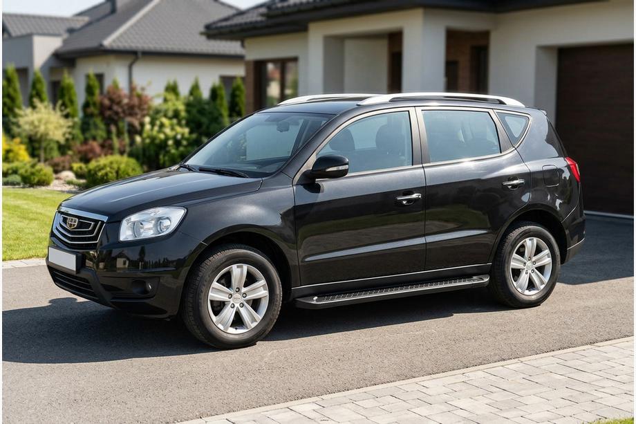 Geely Emgrand X7 2011– Boční nášlapy Allmond Black (2 ks, hliník) Image