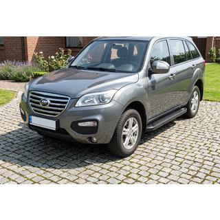 Boční nášlapy Allmond Black (2 ks, hliník) Lifan X60 2011– fotografie 1