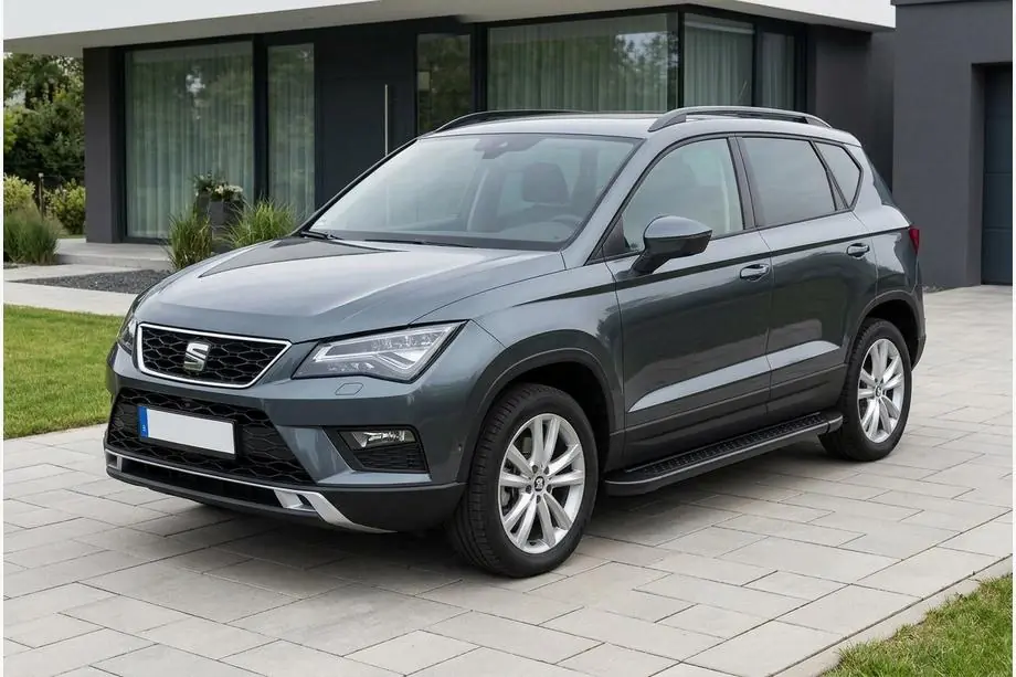 Seat Ateca 2016– Boční nášlapy Allmond Black (2 ks, hliník) Image