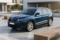 Skoda Kodiaq 2016–2023 Boční nášlapy Allmond Black (2 ks, hliník) fotografie 1